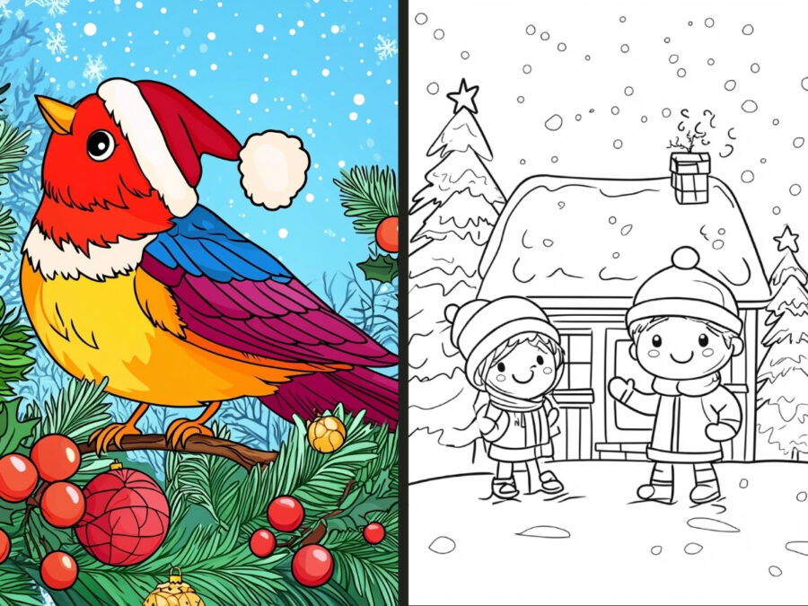 peanuts christmas coloring pages for Teens