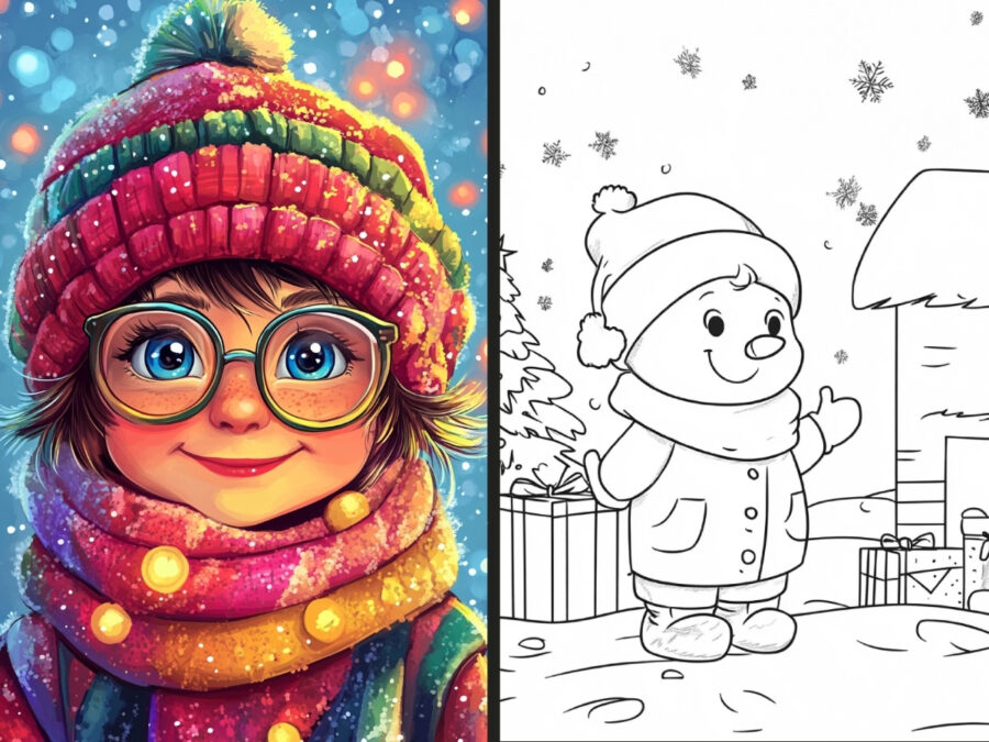 christmas sesame street coloring pages for Kids