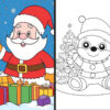 christmas sesame street coloring pages for Girls