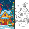 christmas pooh bear coloring pages for Kids