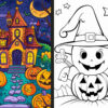 halloween sesame street coloring pages for Boys