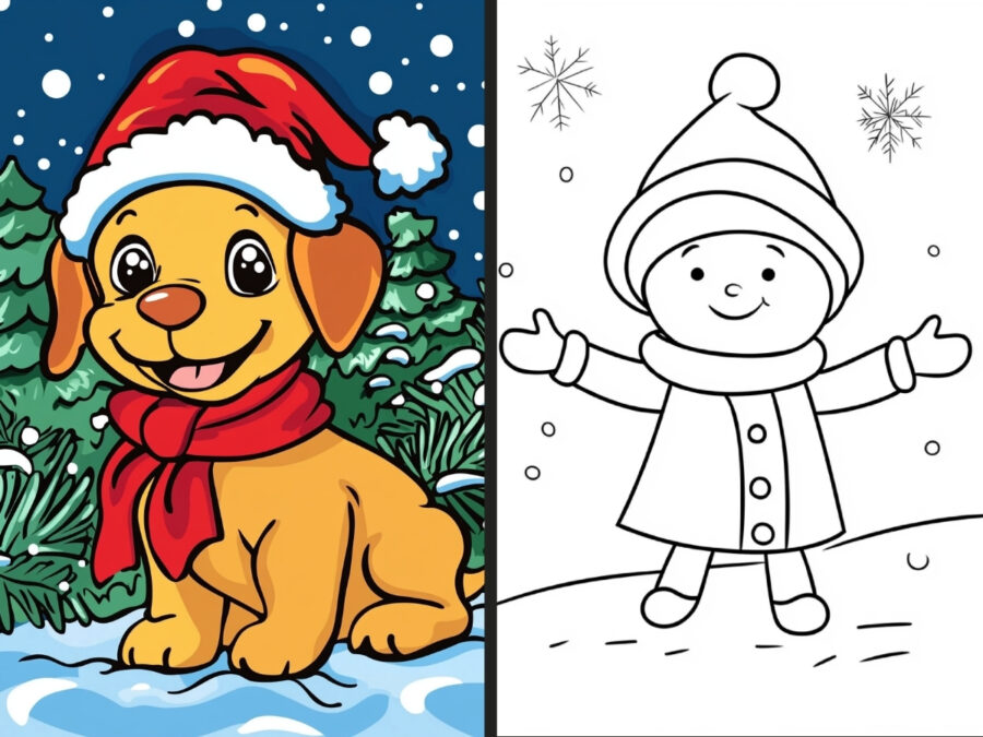 christmas gnome coloring pages for Boys