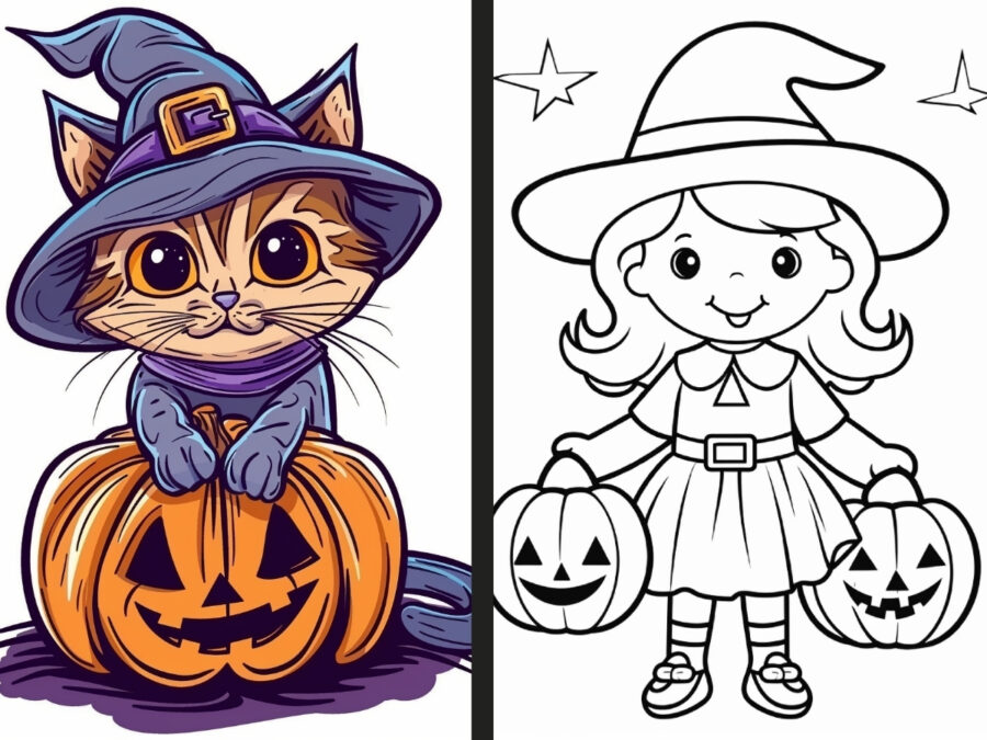 lisa frank halloween coloring pages for Teens