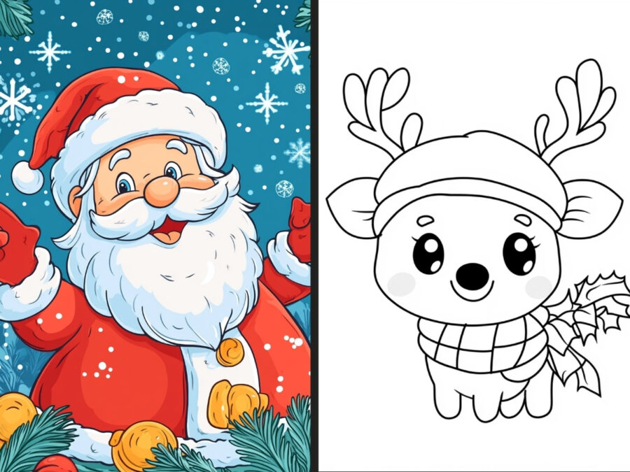 christmas monster truck coloring pages for Boys