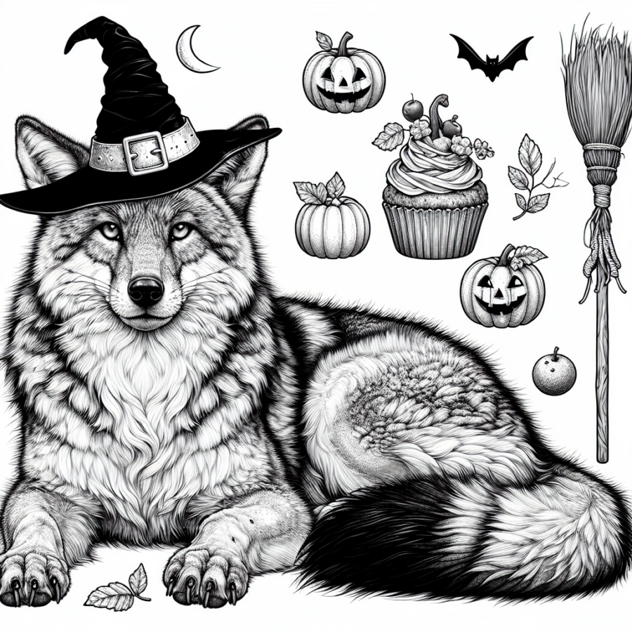 halloween cupcake coloring pages for Boys